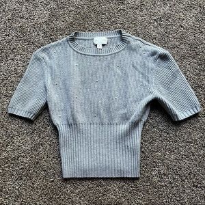 Jun & Ivy beaded crop top